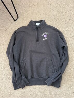 Cal Lutheran University Alumni Charcoal Quarter-Zip Sweatshirt